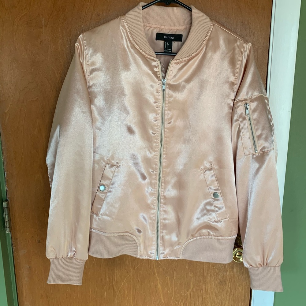 ✨Pink bomber puffer jacket